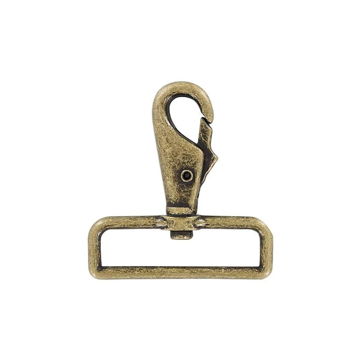 2" Antique Brass, Lever Swivel Snap Hook, Zinc Alloy-PK4