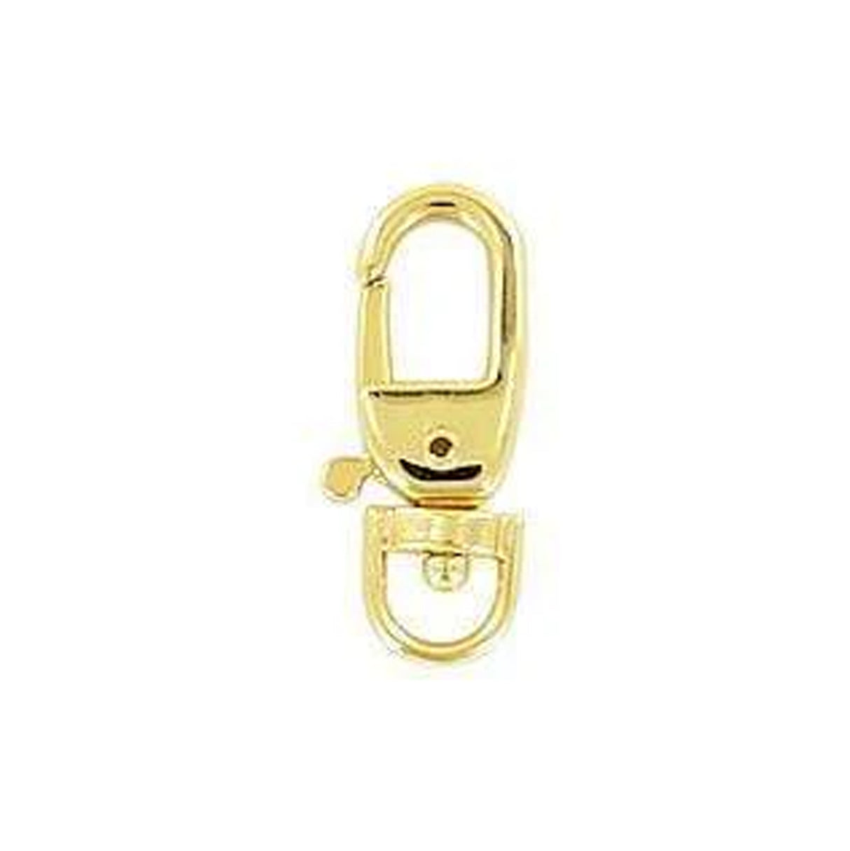 3/16" Shiny Gold, Trigger Swivel Snap Hook, Zinc Alloy-PK5