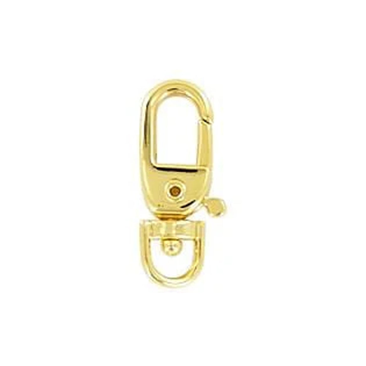 3/16" Shiny Gold, Trigger Swivel Snap Hook, Zinc Alloy-PK5