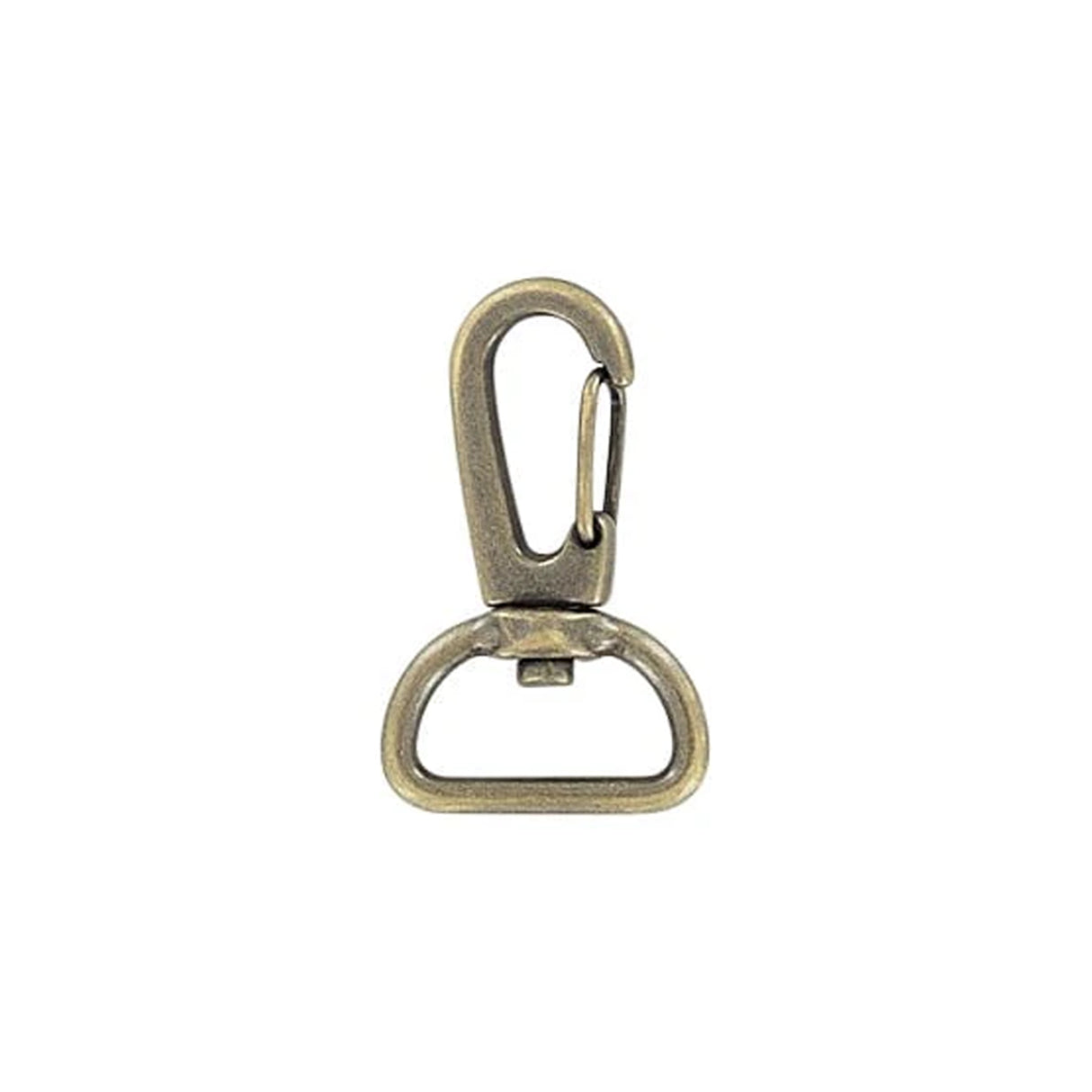 3/4" Antique Brass, 1 1/2" Lever Swivel Snap Hook, Zinc Alloy