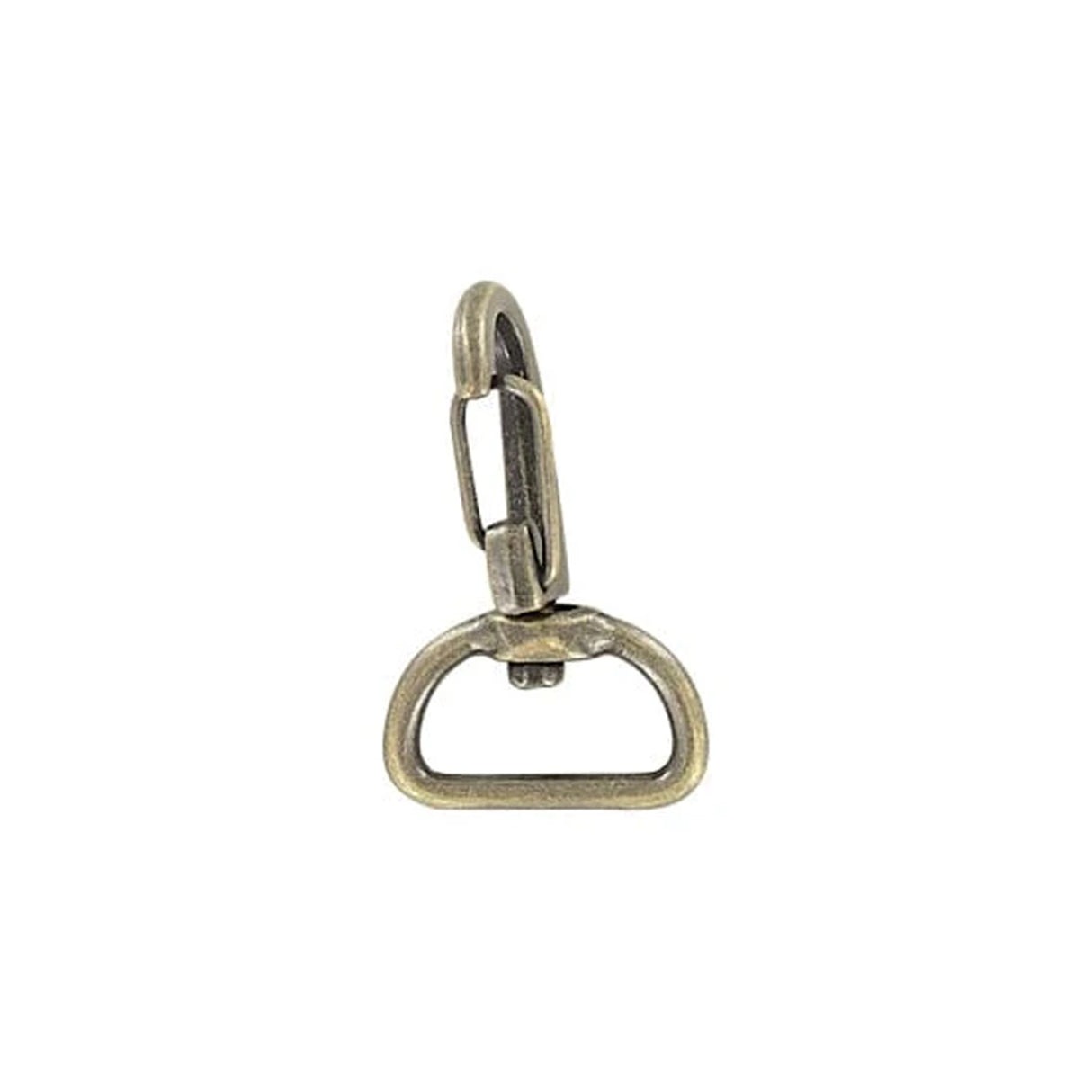 3/4" Antique Brass, 1 1/2" Lever Swivel Snap Hook, Zinc Alloy