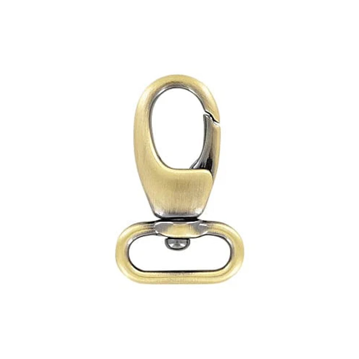 3/4" Antique Brass, Lever Swivel Snap Hook, Zinc Alloy-PK4