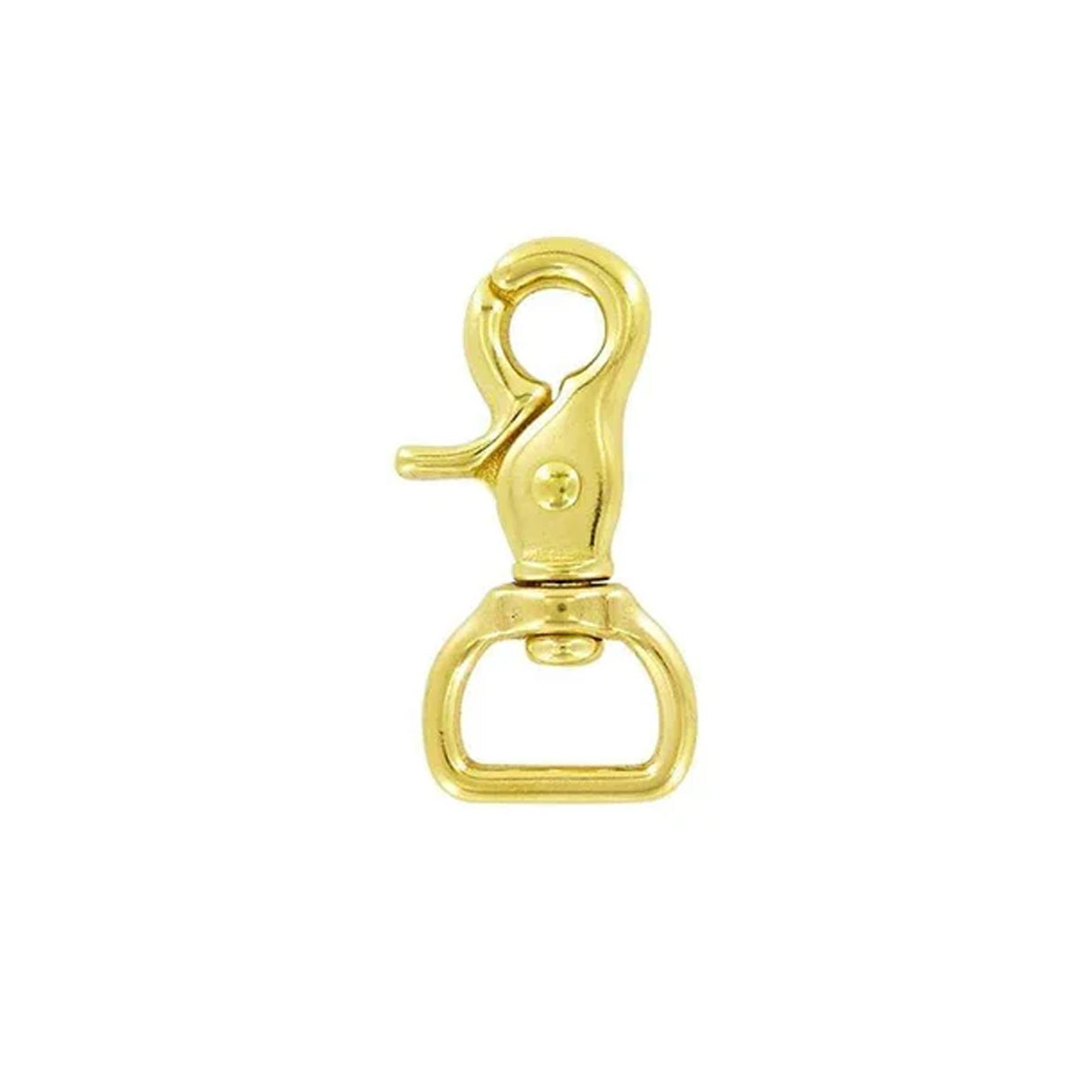 3/4" Brass, Trigger Swivel Snap Hook, Solid Brass-PK4