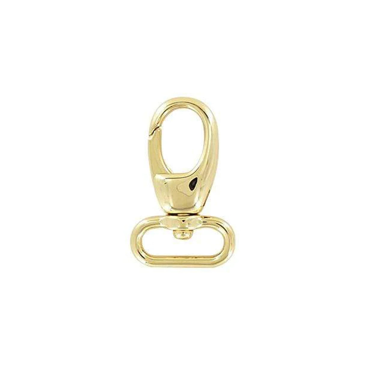 3/4" Shiny Gold, Lever Swivel Snap Hook, Zinc Alloy-PK4