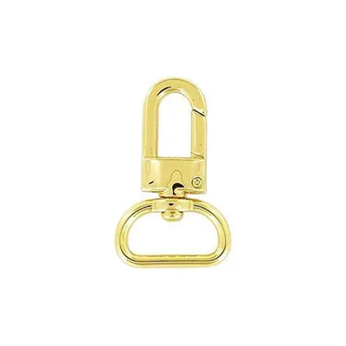 3/4" Shiny Gold, 1 11/16" Lever Swivel Snap Hook, Zinc Alloy