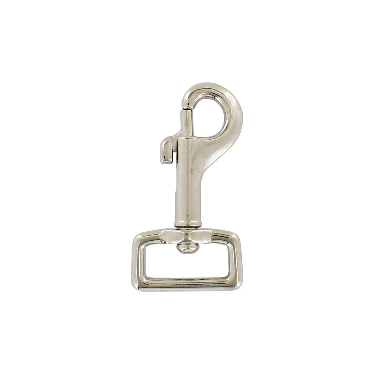 3/4" Nickel, Swivel Snap Hook, Zinc Alloy