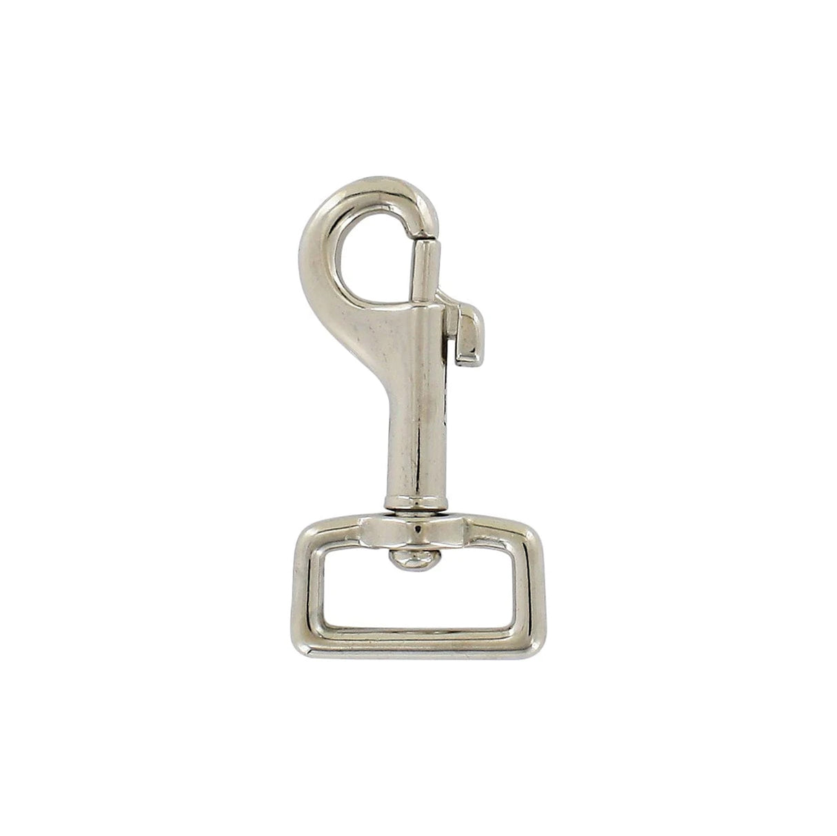 3/4" Nickel, Swivel Snap Hook, Zinc Alloy