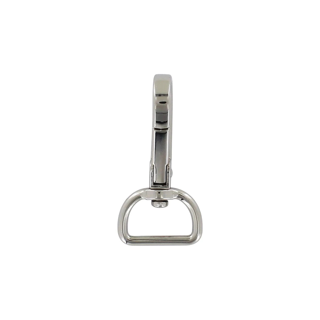 3/4" Shiny Nickel, Tear Drop Lever Swivel Snap, Zinc Alloy-PK5