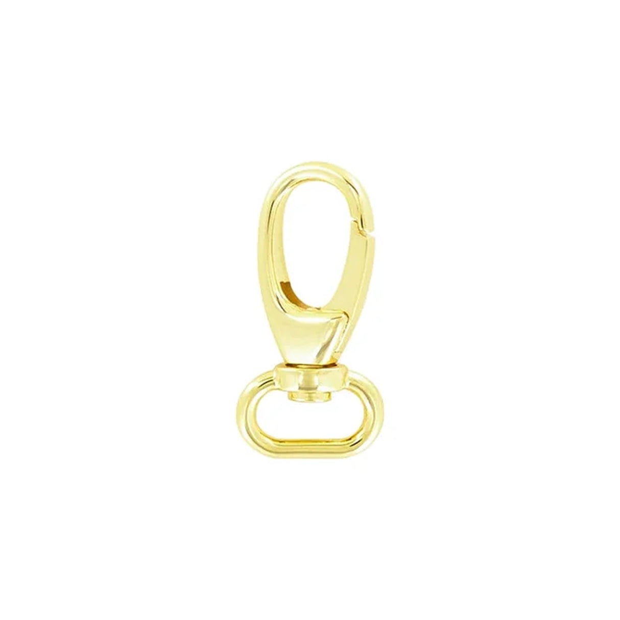 3/4" Shiny Gold, 2 3/16" Lever Swivel Snap Hook, Zinc Alloy