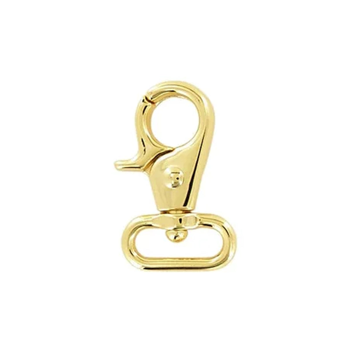 3/4" Shiny Gold, 1 11/16" Trigger Swivel Snap Hook, Zinc Alloy