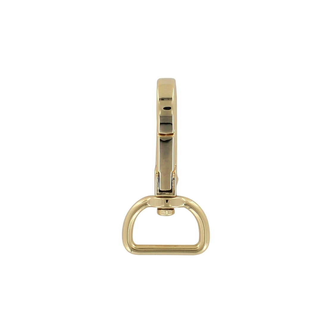 3/4" Shiny Lt Gold, Tear Drop Lever Swivel Snap, Zinc Alloy