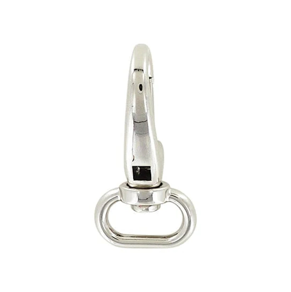 3/4" Shiny Nickel, 2 3/16" Lever Swivel Snap Hook, Zinc Alloy