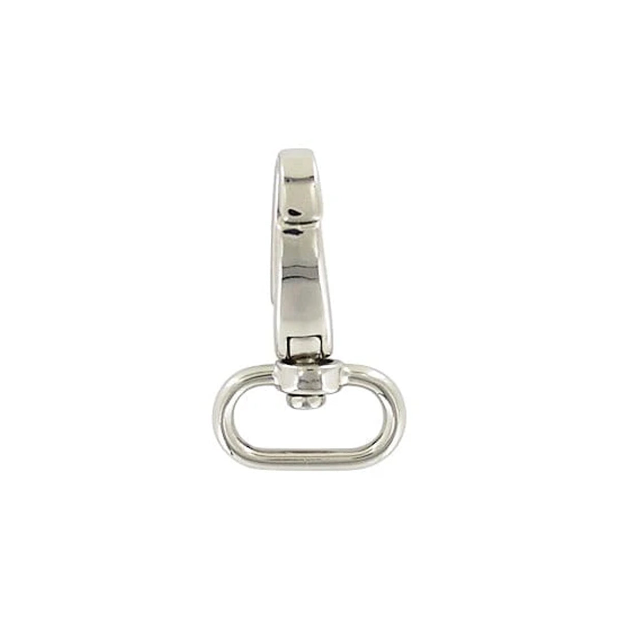 3/4" Shiny Nickel, Swivel Snap Hook, Zinc Alloy-5pk