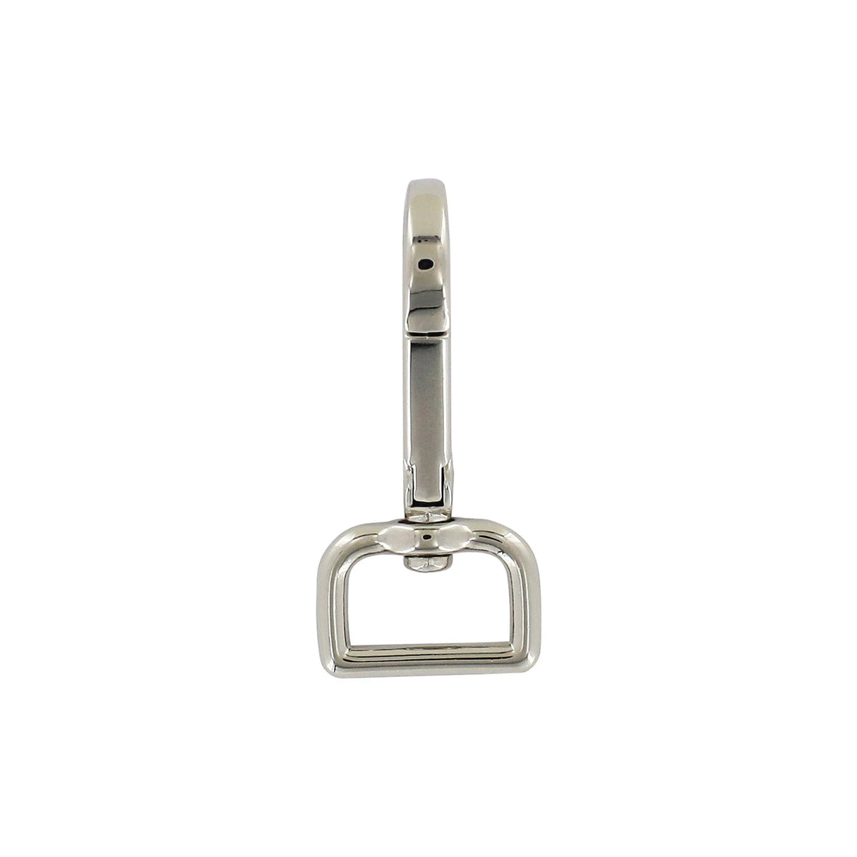 3/4" Shiny Nickel, Tear Drop Lever Swivel Snap, Zinc Alloy