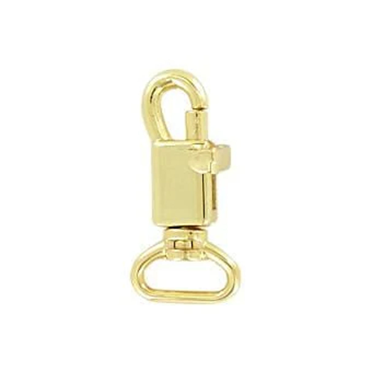 3/8" Shiny Gold, Trigger Swivel Snap Hook, Zinc Alloy-PK5