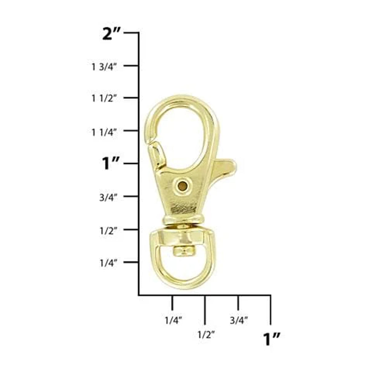 5/16" Brass, Trigger Swivel Snap Hook, Zinc Alloy