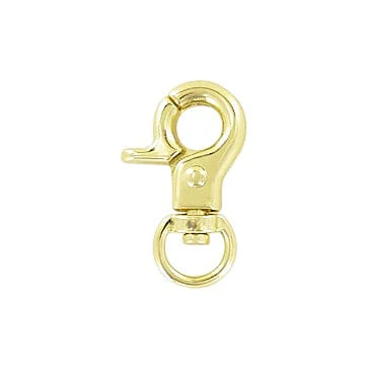 5/16" Gold, 1 1/8" Trigger Swivel Snap Hook, Zinc Alloy