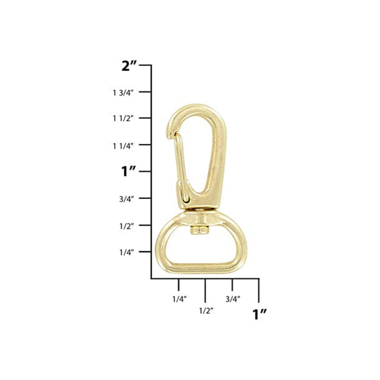 5/8" Brass, Lever Swivel Snap Hook, Zinc alloy