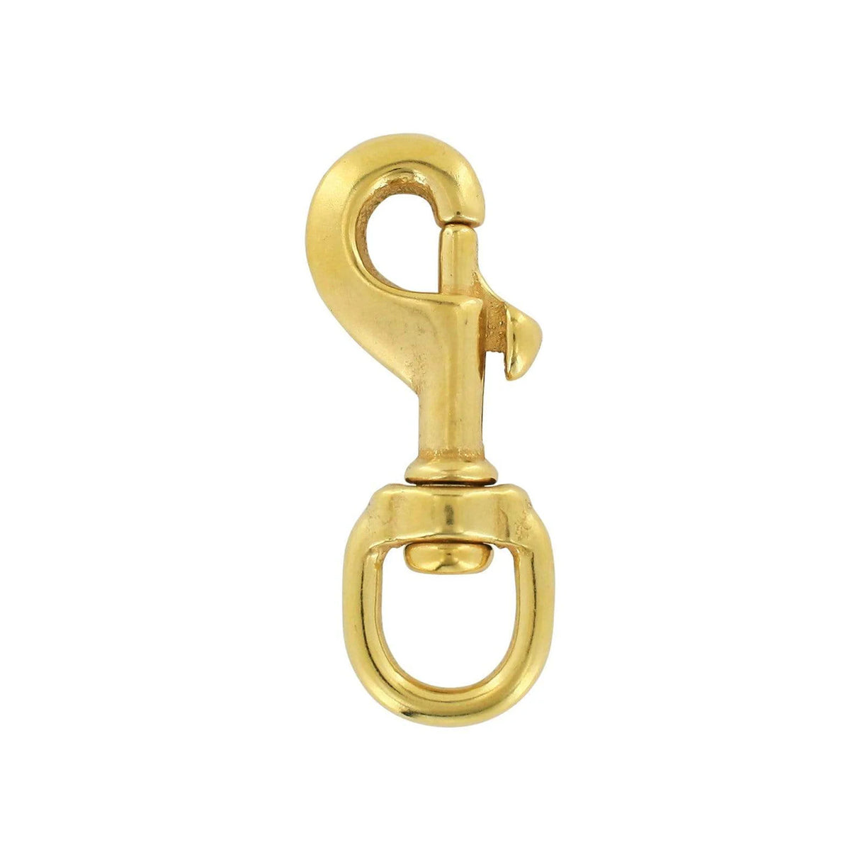 5/8" Brass, Swivel Snap Hook, Solid Brass