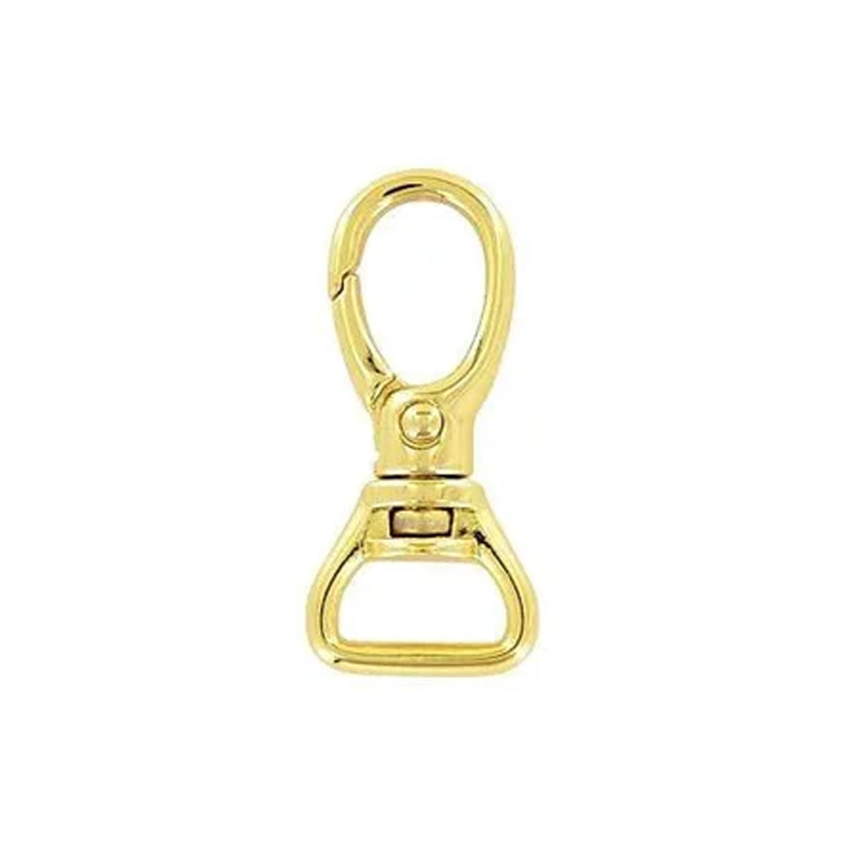 5/8" Shiny Gold, 1 13/16" Lever Swivel Snap Hook, Zinc Alloy