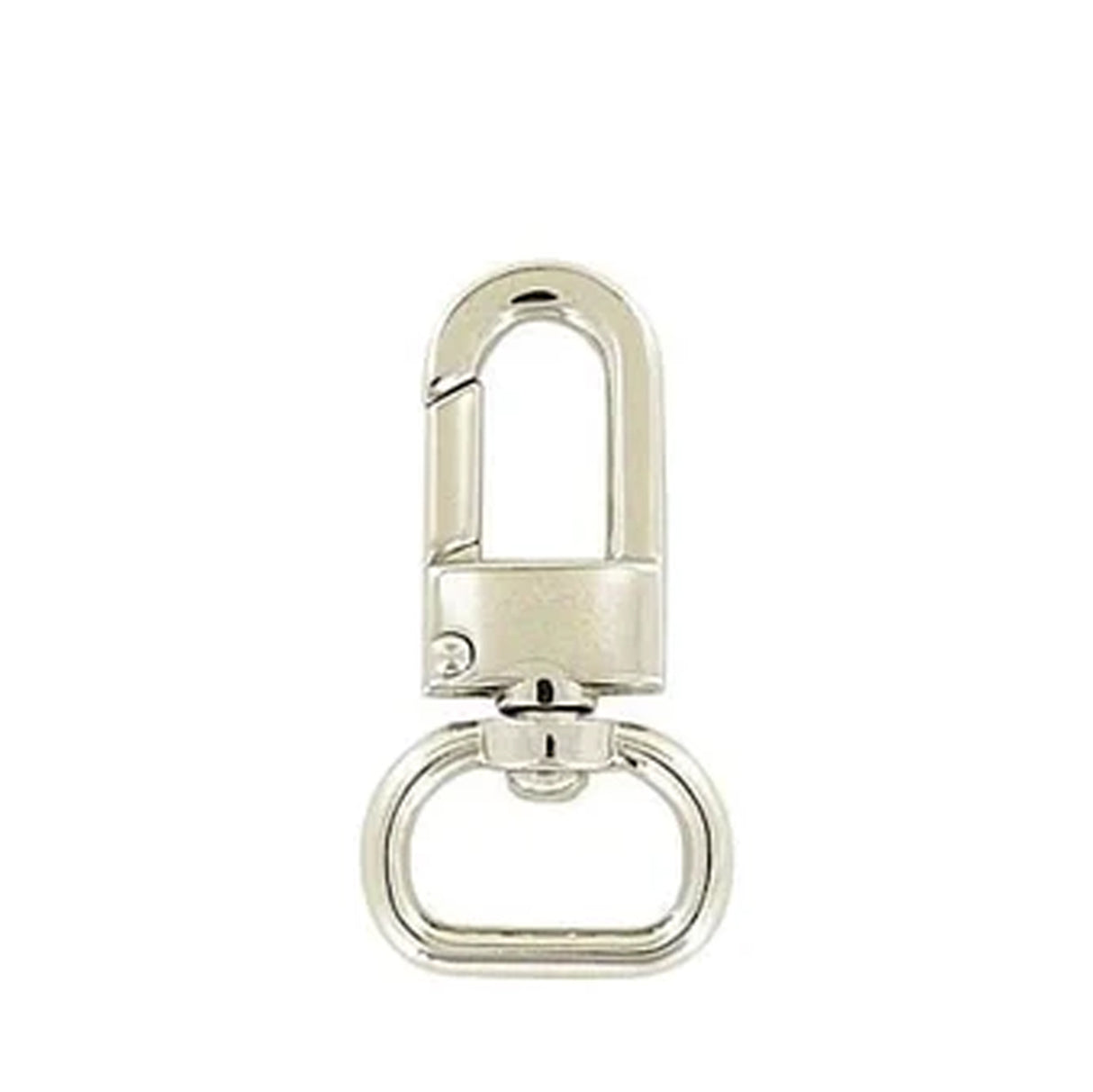 5/8" Shiny Nickel, 1 5/8" Lobster Clasp Lever Swivel Snap Hook