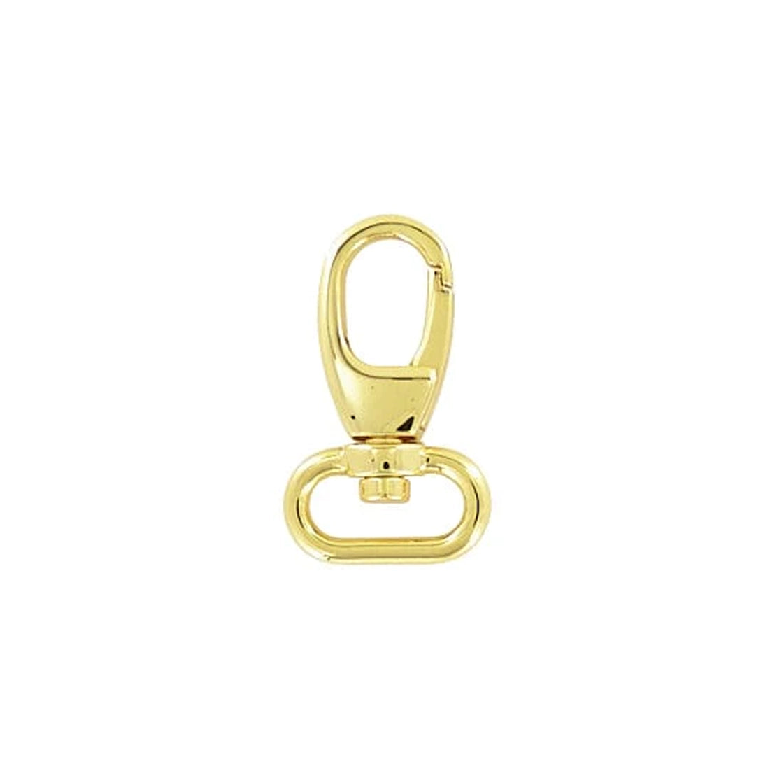 5/8" Shiny Gold, 1 3/8" Lever Swivel Snap Hook, Zinc Alloy