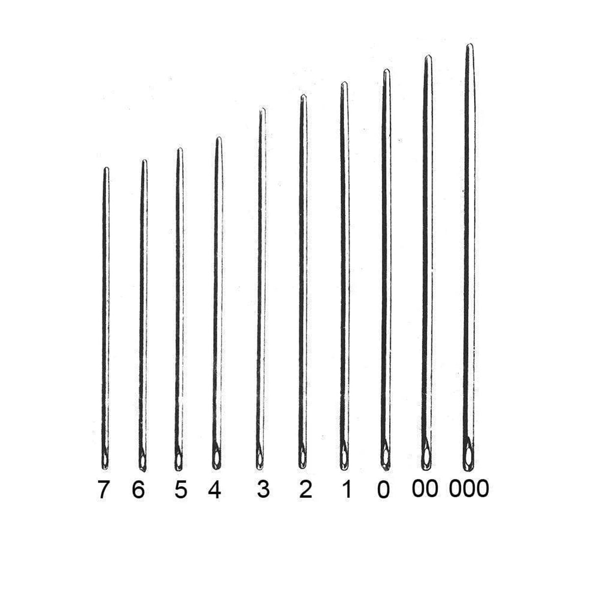 Size 00, C.S Osborne Dull Point Harness Needle