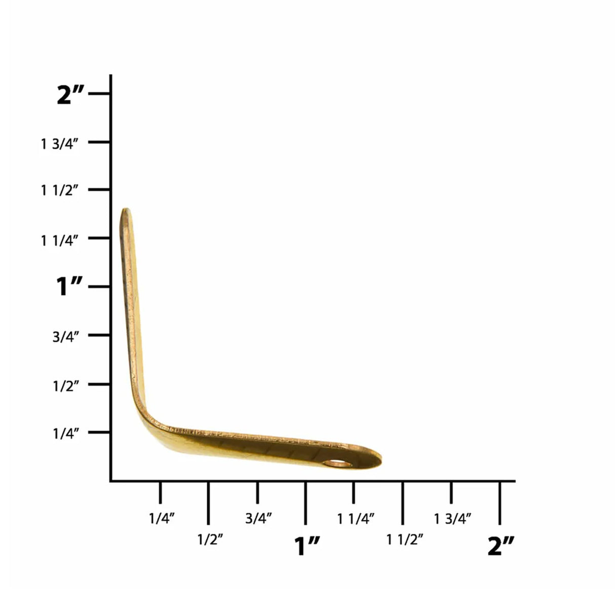 1 1/4" Brass, Trunk Clamp, Steel