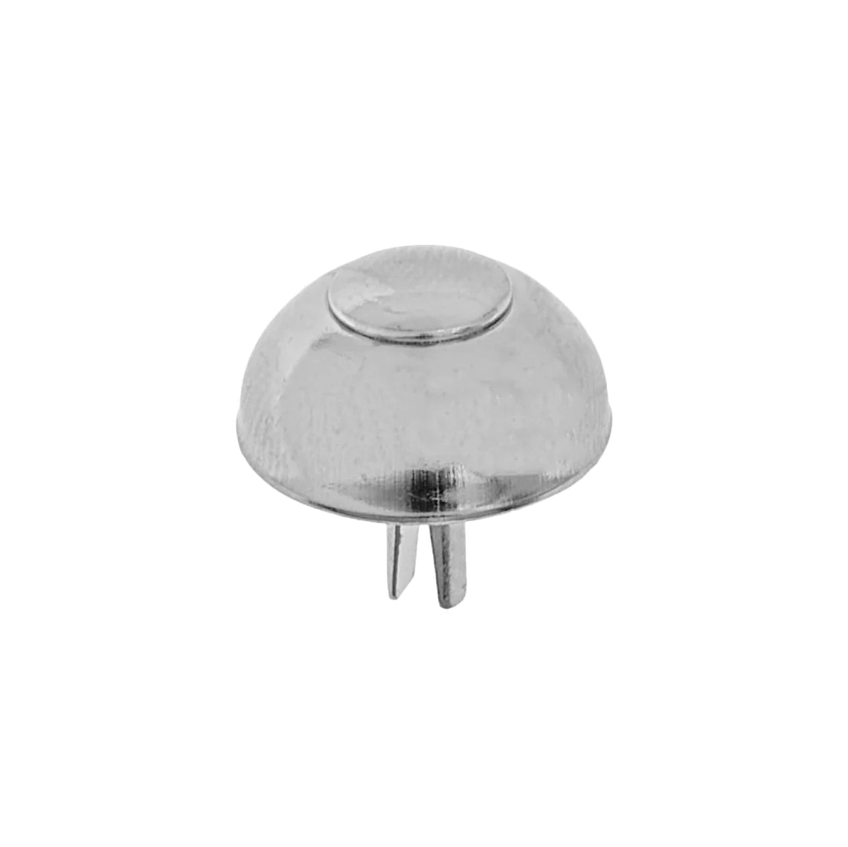 17mm Nickel, Round Handbag Bottom Stud, Steel-PK10, #312-6-16-NP