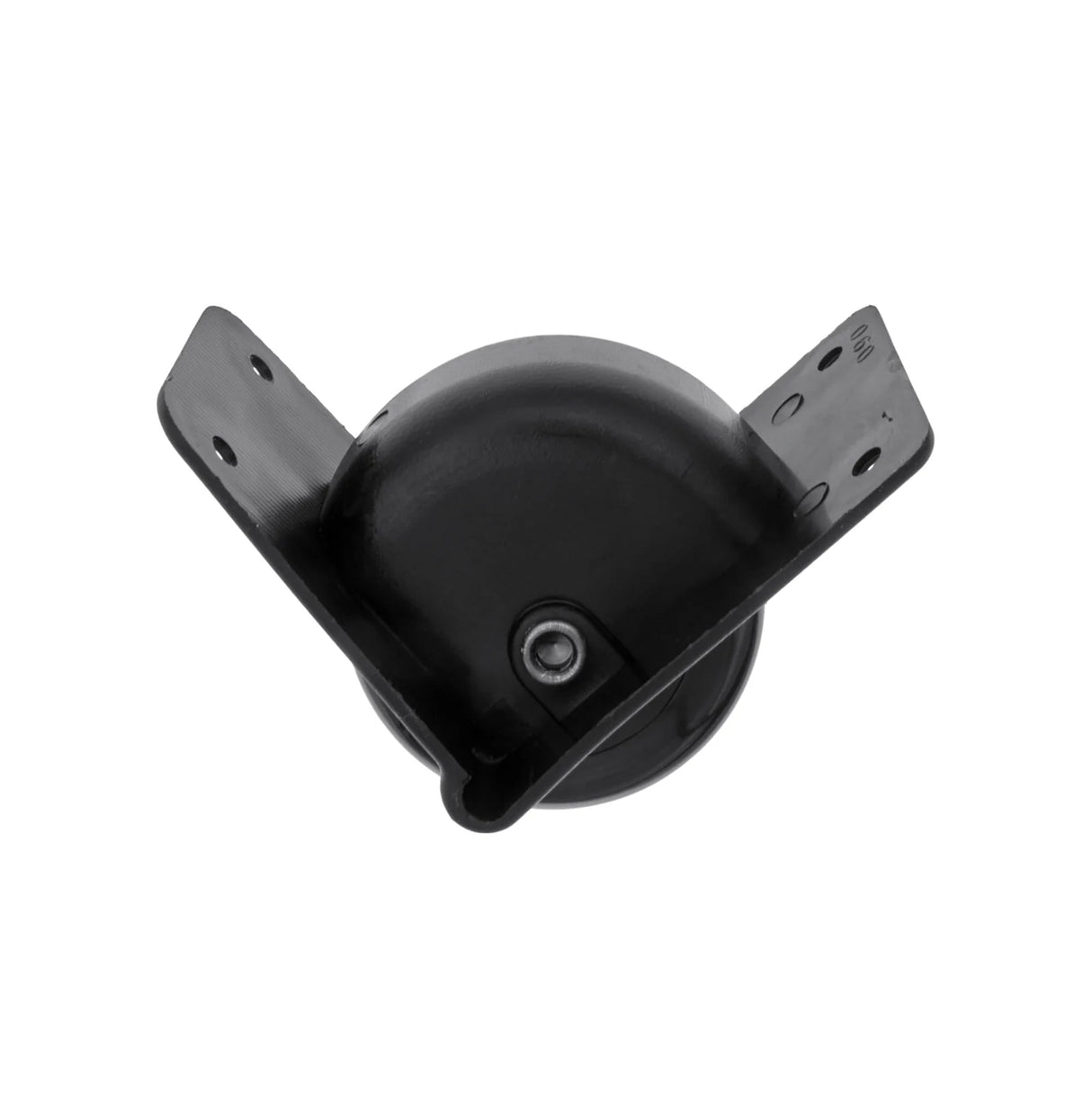 2 3/4" Black, Ball Bearing Inline Skate Wheel w/ Housing, Plastic