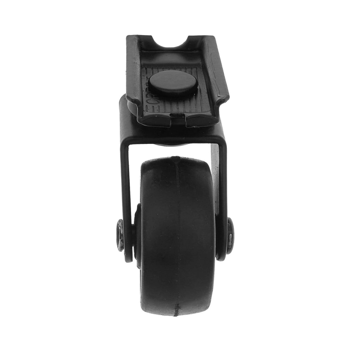 2" Black, Swivel Wheel, Steel