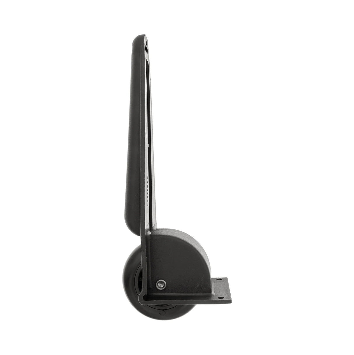 9 3/8" Black, Ball Bearing Inline Skate Wheel w/ Bumper, Plastic