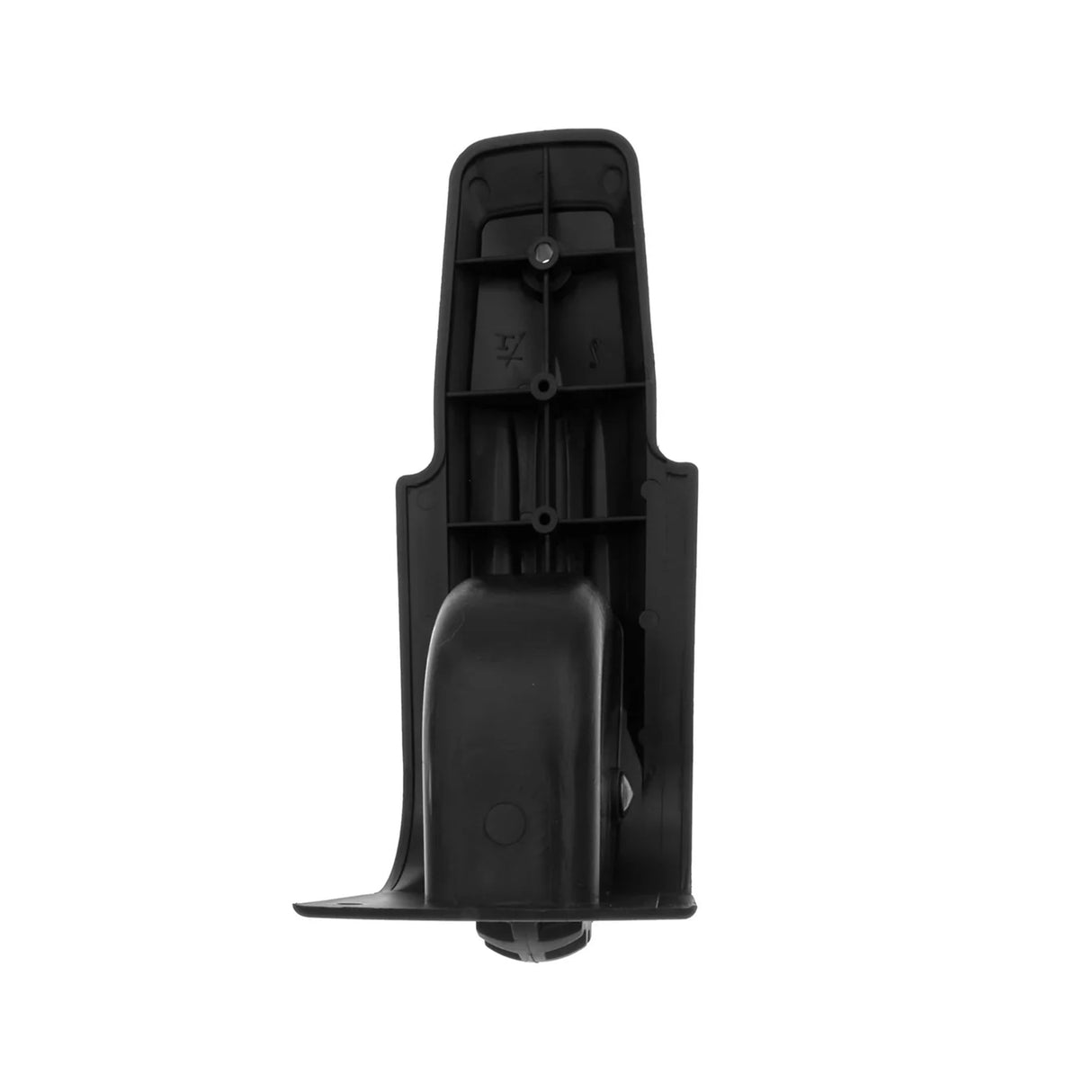 96mm Black, Center Mount with Housing, Plastic