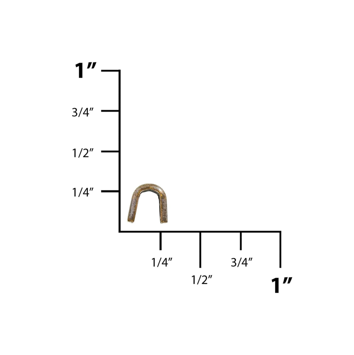 #10 Antique Brass, YKK Top Stop, Zinc Alloy-PK10