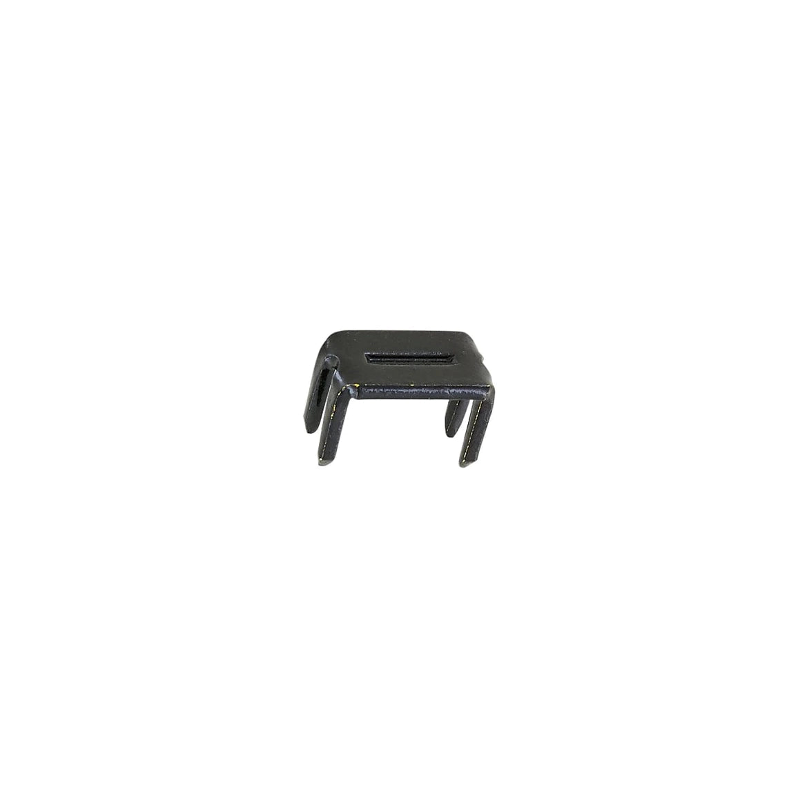 #10 Black, YKK 4-Prong Vislon Bottom Stop, Zinc Alloy_PK10