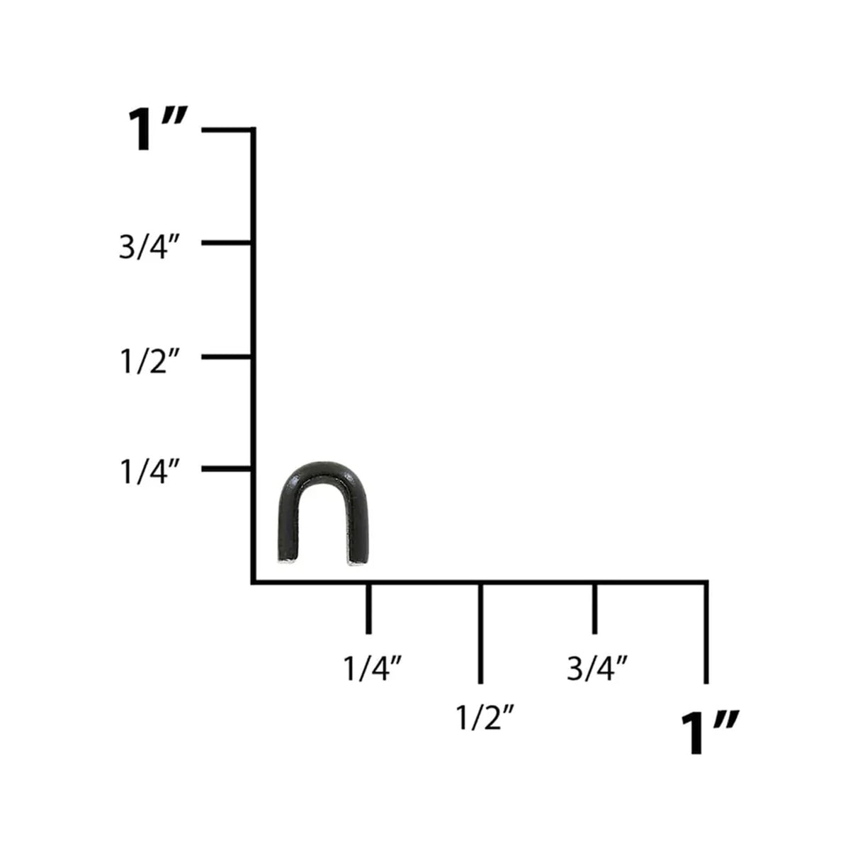 #10 Black, YKK Vislon Top Stop, Zinc Alloy-PK10