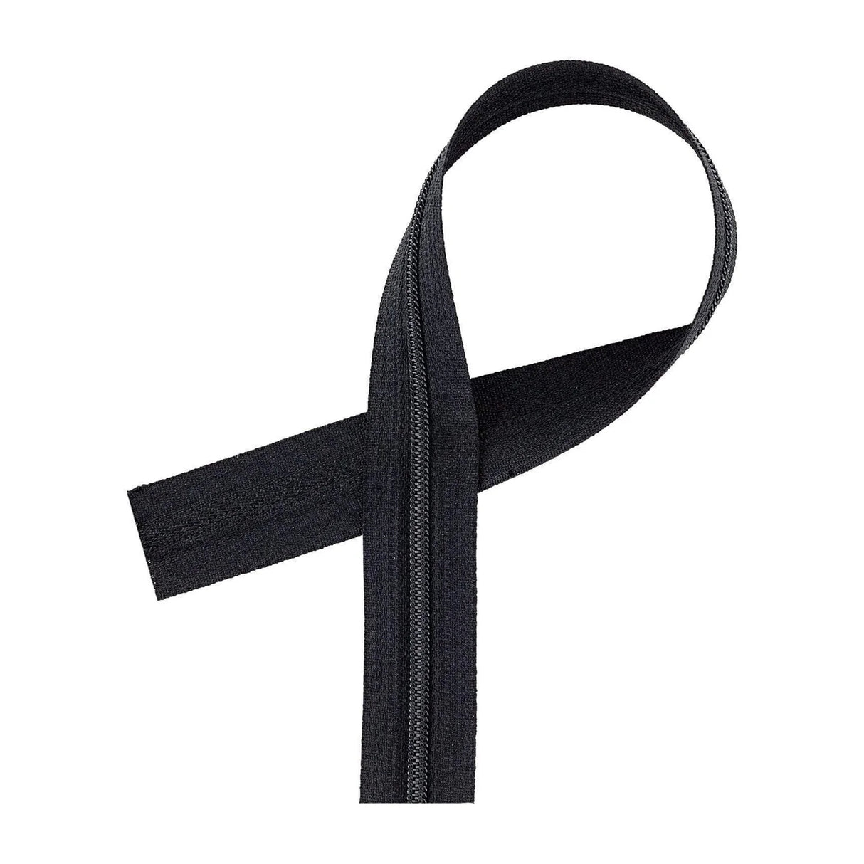 #3 Black, YKK Coil Zipper Tape, Nylon