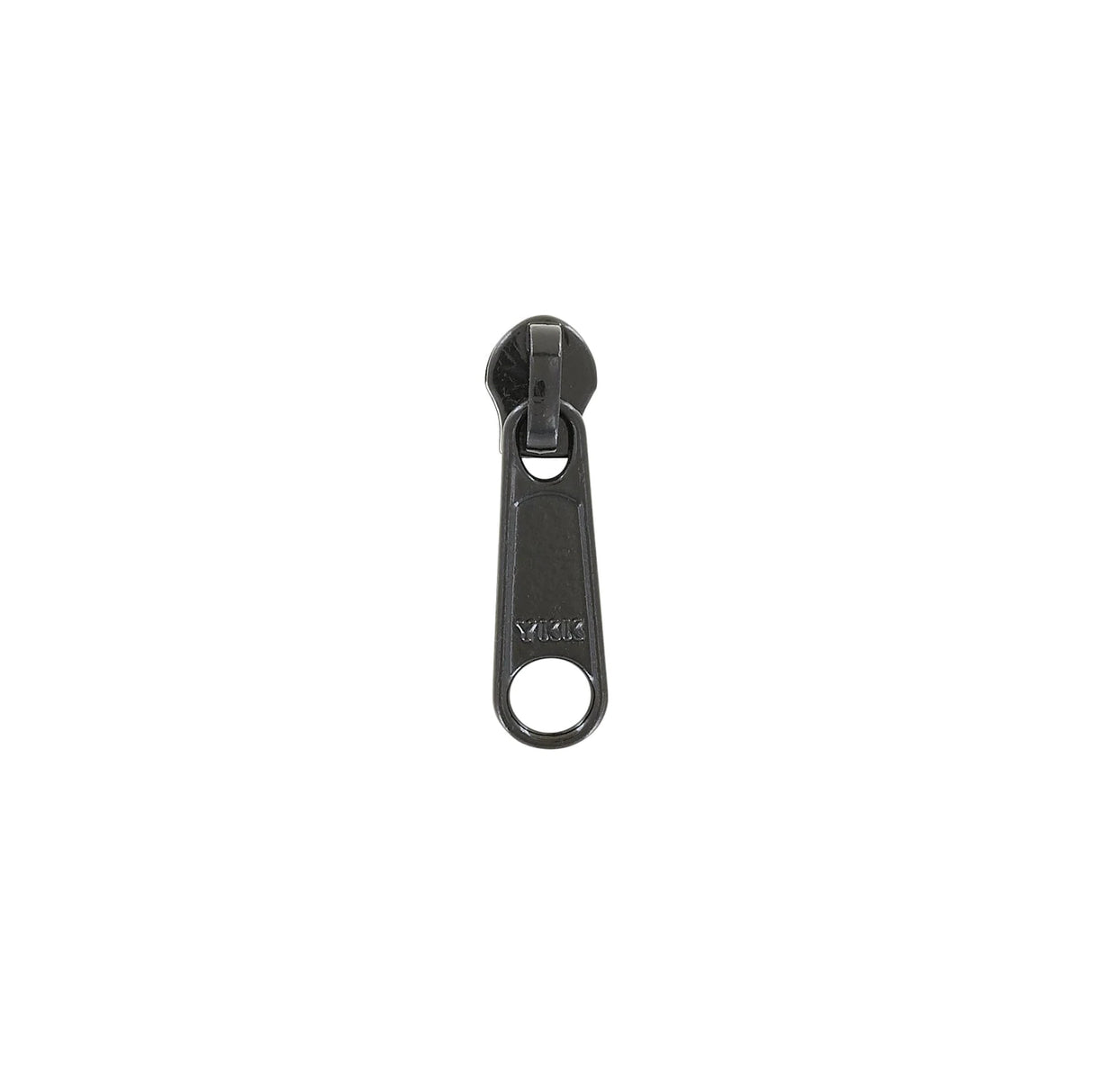 #3 Black, Coil, YKK Long Tab Semi-Swivel Slider, Zinc Alloy
