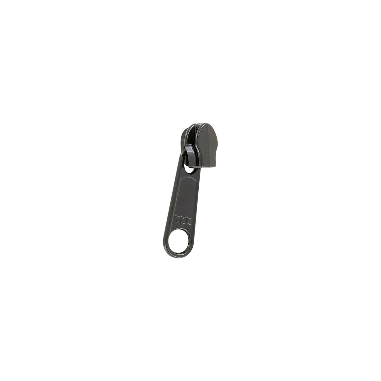 #3 Black, Coil, YKK Long Tab Semi-Swivel Slider, Zinc Alloy