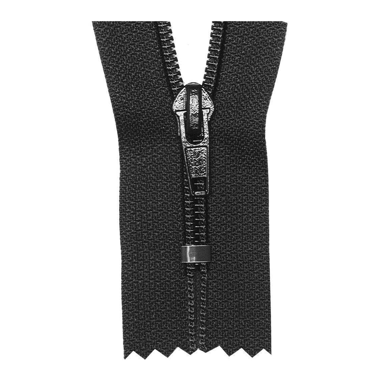 #5 Coil, Black, 12" YKK Closed End Boot Zipper, Nylon