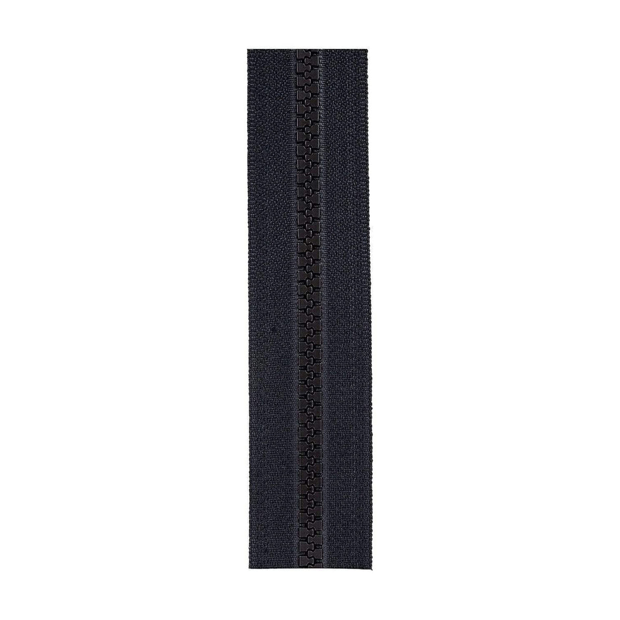 #5 Black, YKK Vislon Zipper Tape with Black Plastic Teeth