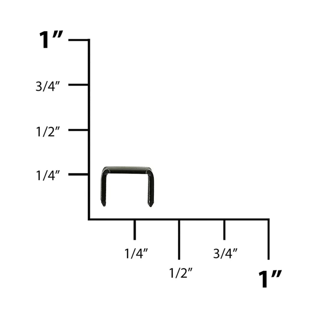 #5 Black, YKK 4-Prong Bottom Stop, Zinc Alloy-PK10
