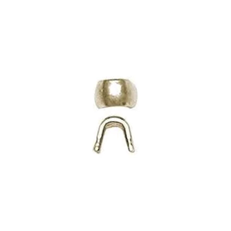 #5 Brass, Dunlap Top Stop, Zinc Alloy-PK10