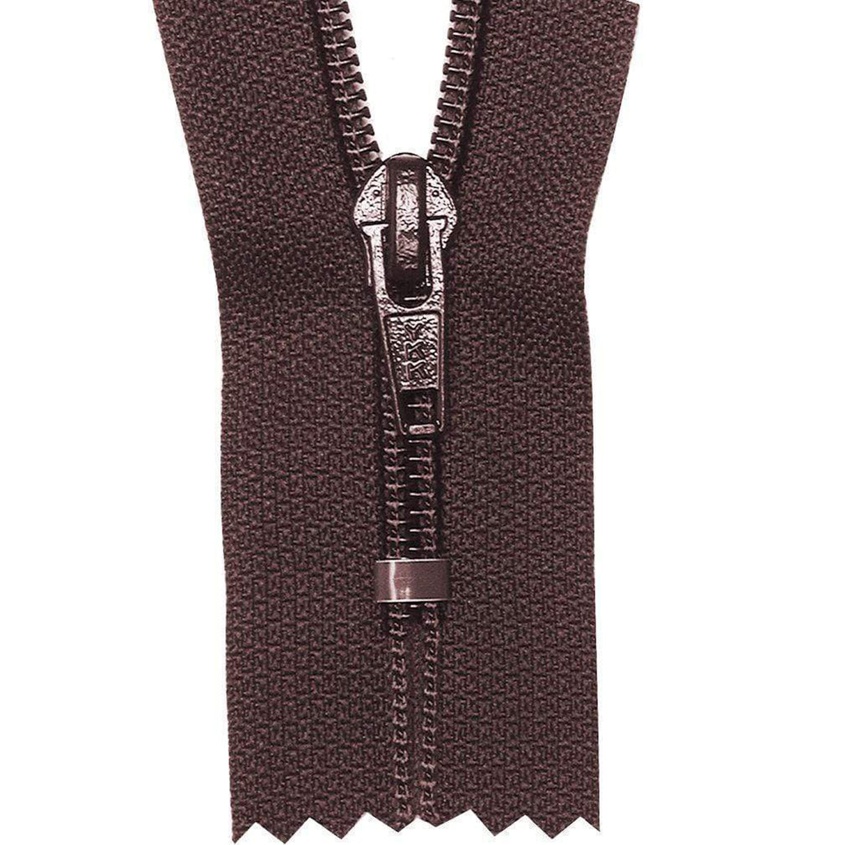 #5 Coil, Brown, 14" YKK Closed End Boot Zipper, Nylon