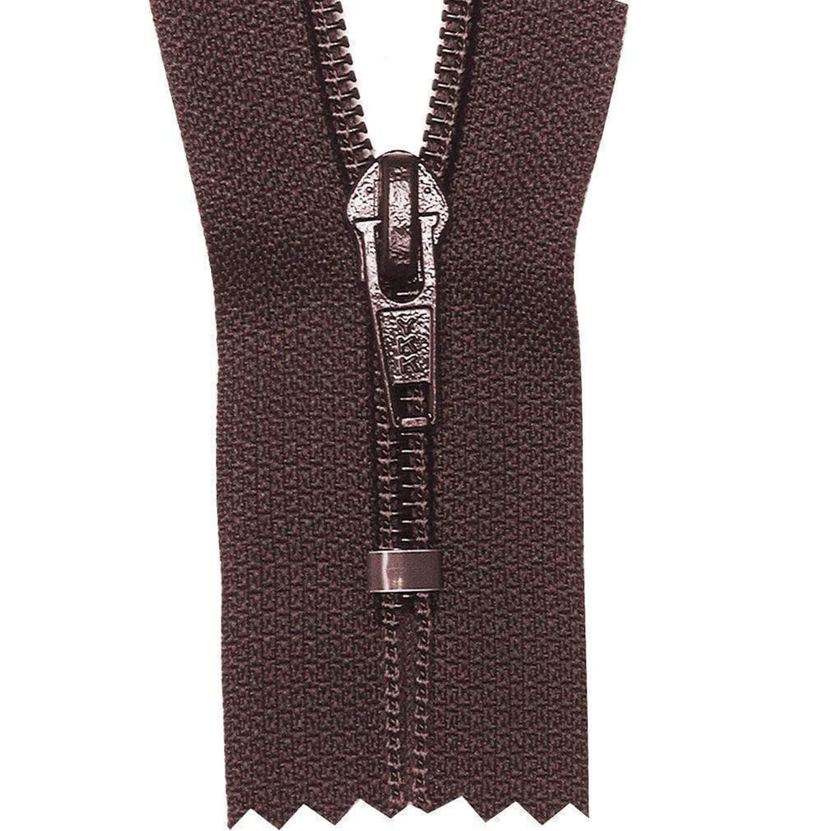 #5 Coil, Brown, 20" YKK Closed End Boot Zipper, Nylon