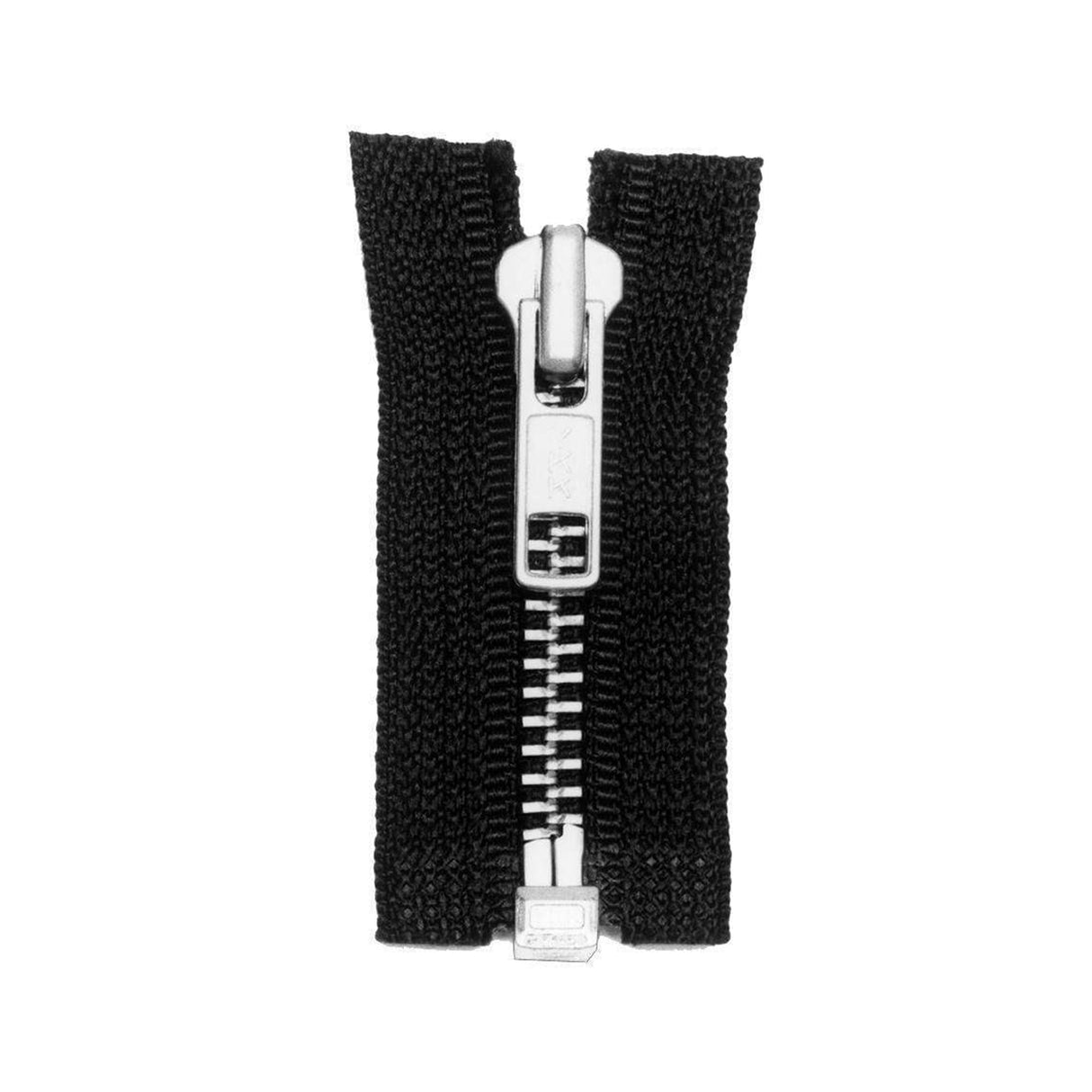 #5 Metal, Black, 24" YKK Separating Jacket Zipper with Solid Nickel Teeth