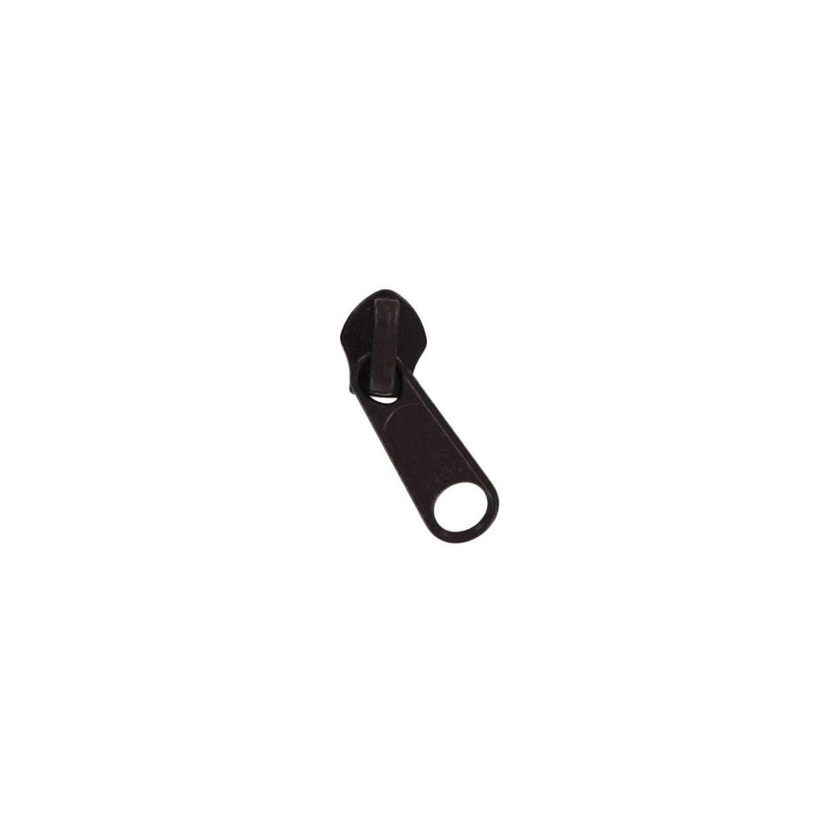 8 Brown, Coil, YKK Long Tab Semi-Swivel Zipper Slider, Zinc Alloy
