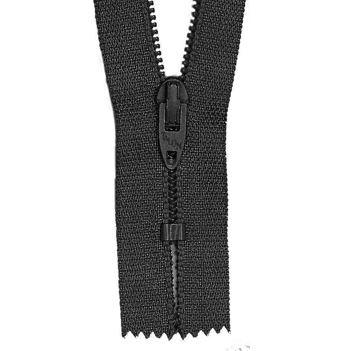 #2.5 Coil, Black, 9" YKK Closed End Zipper, Nylon