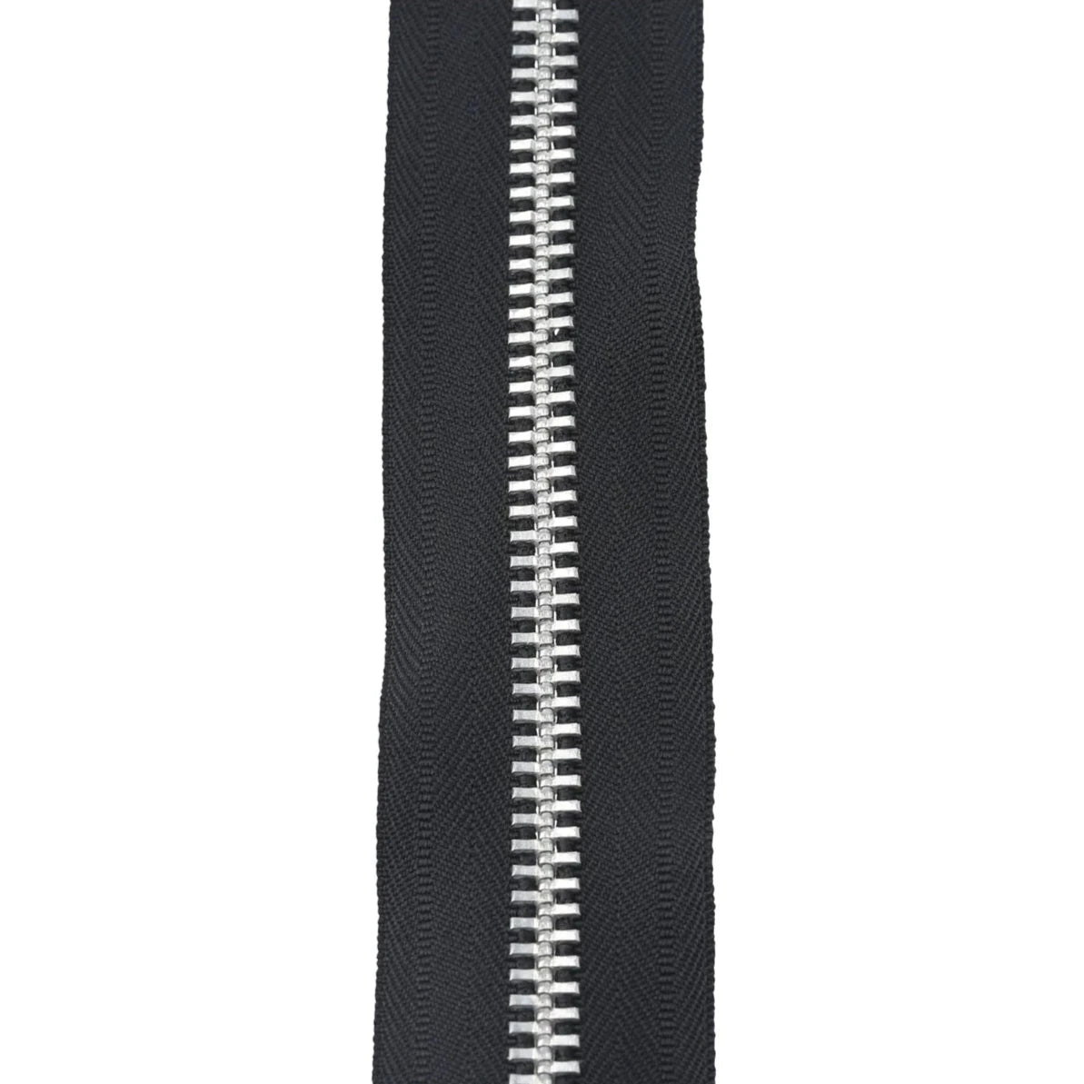 #10 Metal, Black, 20" YKK Separating Jacket Zipper with Aluminum Teeth