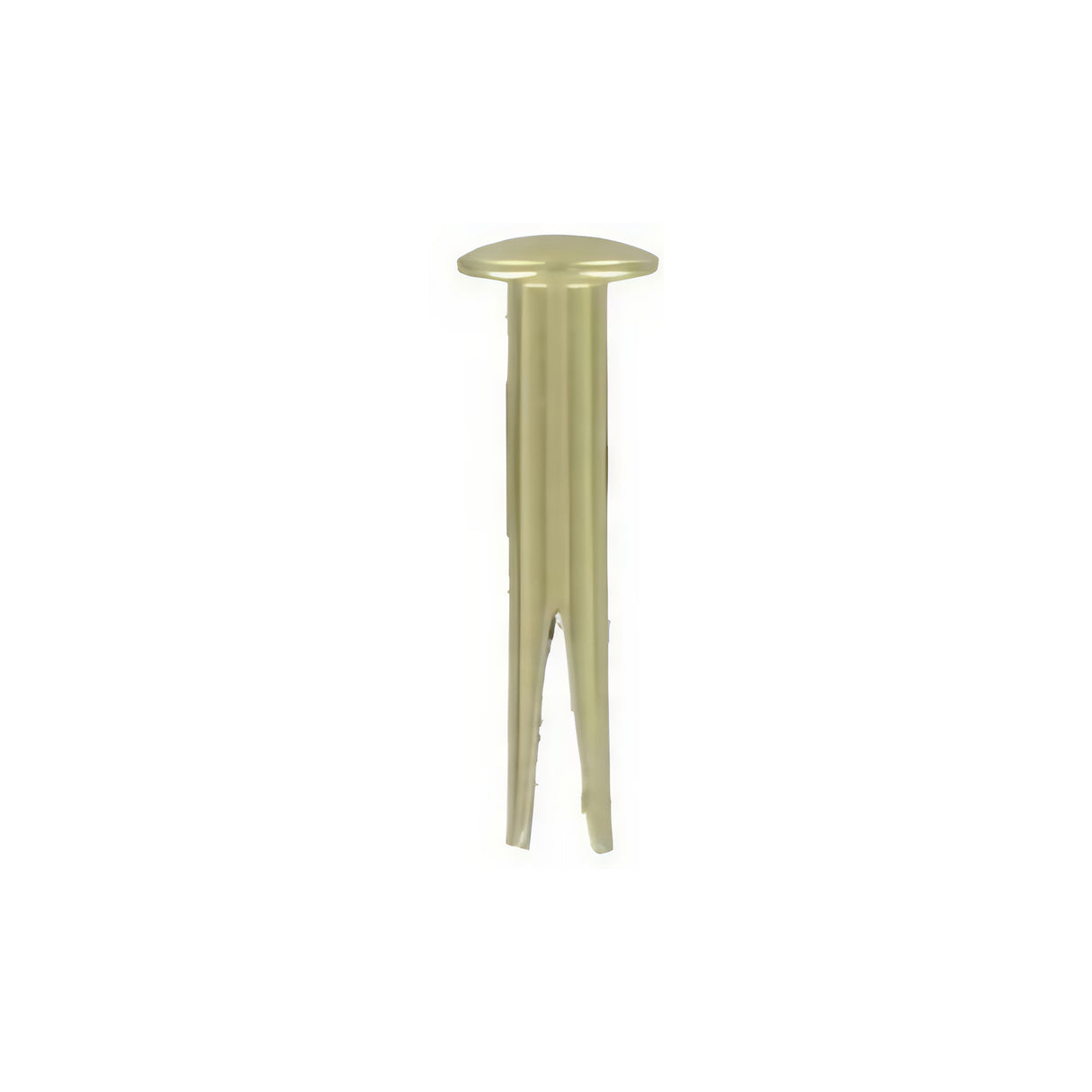 12/16" Brass, Split Rivet, Steel - 24 pk